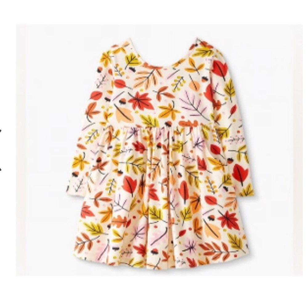 Hanna andersson celebration skater dress - fall foliage